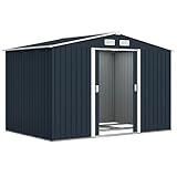 large shed plans PUERTA DOBLE CON CERRADURA: Accede cómodamente al interior de la caseta gracias a sus puertas correderas dobles. Puedes añadir un candado para mayor seguridad y mantener tus pertenencias protegidas cuando no estés en casa