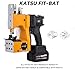 Imagen de KATSU FIT-BAT Maquinas de Coser Sacos Portátil 21V Inalámbrico Máquina de Embalaje de Costura Más Cercana Bolsa con Batería de 3