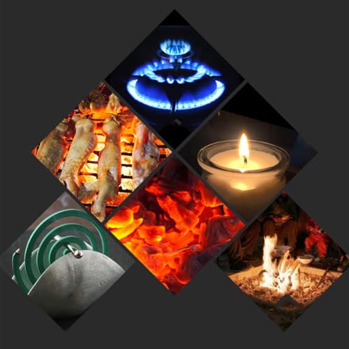 2Pcs Creative Matchstick Lighters, Thin Match Shaped Candle Flame Butane Lighter, Match Stick Shaped Multipurpose Butane Lighter, for BBQ and Fireplace, Camping, Unique Gift for Men Women - Thumbnail 4