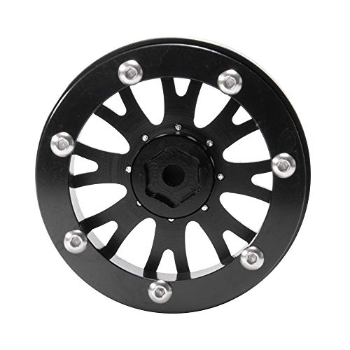 Rclions 2.2" Rc Beadlock Wheels Rims Aluminum Alloy For 1/10Th Rc Crawler Car Axial Wraith Rr10 #TOP6