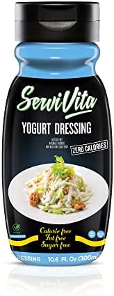 YOGURT Sauce ServiVita Zero Calories, Sugar-Free, Gluten-Free, Non-GMO, Vegan and Keto Friendly - 10.6 Fl Oz
