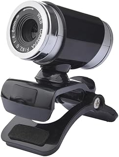 High-Tech Place A860 HD Computer Webcam USB avec Microphone (Noir)