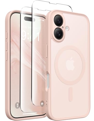 CAPRARO for iPhone 16 Case, Compatible with MagSafe