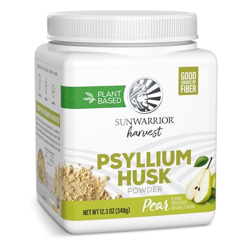 Sunwarrior Organic Psyllium Husk Powder – Plant-Based Fiber for Gut