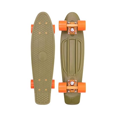 Penny Australia, 22 Inch Burnt Olive Penny Board, The Original Plastic Skateboard Cover