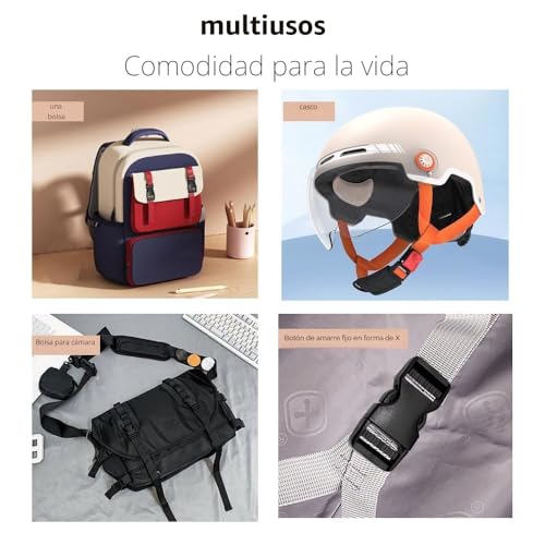 Miniatura 5 de Hebilla De Plástico, 4 Piezas Hebillas De Correas, 25 Mm Hebilla De Liberación Lateral De Plástico, Hebilla De Liberación Lateral Doble, Hebilla De Mochila, Para Equipaje, Mochila