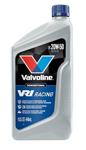 Image of Valvoline VR1 Racing SAE 20W-50 Motor Oil 1 QT, Case of 6