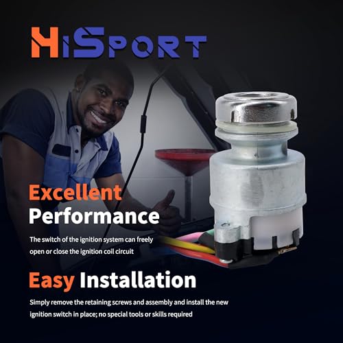 HiSport Ignition Switch W/2 Keys Compatible with Kubota RTV1100CW RTV1100CRX KIOTI CK DK DS RX Tractor Parts Accessories Replace T4625-B0100 - Thumbnail 5