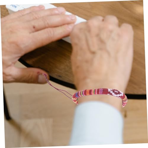 Pulseras de cuerda ajustables Mikikit set bohemio de 18 piezas para mujer y parejas 4