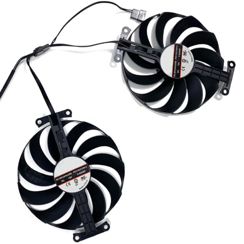 Graphics Card Cooling Fans Suitable for ASUS ATS RTX 3060 Dual RTX 3060Ti 3070 Series Desktop FDC10U12S9-C 95mm 12V 0.45A 7Pin 6wires Video Card Cooler Fans GPU Fan (2PCS)