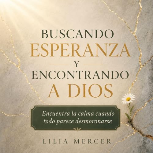 Diseño de la portada del título Buscando esperanza y encontrando a Dios
