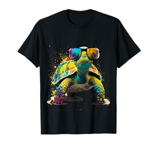 Schildkröte mit Sonnenbrille T-Shirt