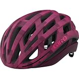 Giro Helios Spherical Matte - Casco da bici da strada, Dark Cherry Towers, taglia M (55-59 cm)