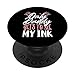 Donna Tatuata Solo Papà Sees I miei Tatuaggi PopSockets PopGrip Intercambiabile