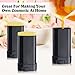 20 Pack 15g Plastic Oval Deodorant Containers Empty Lipstick Balm Tubes Twist-Up Cosmetic Tube Bottle with Cap for DIY Chapstick Lotion Sticks Vials Crayon - Black
