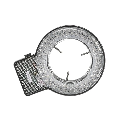 Image of Accuscope LED Ring Illuminator - 60.5mm Inner Diameter - 10 Step Variable Intensity with Sectional Light Control - Fits 3072, 3075 & 3078 Series Stereo Microscopes