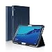 Produktbild FSCOVER Hülle für Huawei MediaPad T5 10 Ultra Dünn Leicht PU Leder Flip Zweifach Schutzhülle Standfunktion Huawei MediaPad T5 10 10,1 Zoll 2018-Dunkelblau