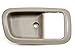 PT Auto Warehouse TO-2950G-2FR - Inside Interior Inner Door Handle Trim/Bezel, Gray (Charcoal) - Regular/Access Cab, Passenger Side Front