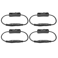Amazon.co.jp: LitaElek DC 5V-24V インラインスイッチ5.5mmx2.1mmオス