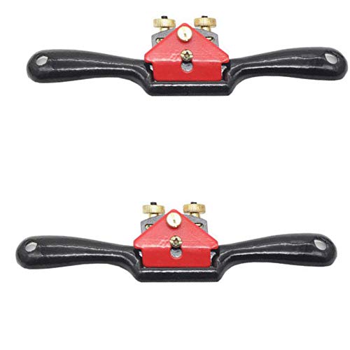 Radios ajustables con base plana, Carkio, 9 pulgadas, tres tornillos, planeador de mano ajustable, para trabajos de madera, tallado de madera, 1 unidad