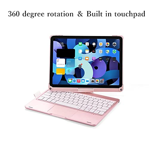 HENGHUI 360 Rotatable Touch Keyboard for iPad Air 11 inch, iPad Air 5th 4th Generation 10.9" - Image 4