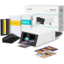 Liene PixCut S1 Color Sticker Printer &amp; Cutting Machine - All-in-One Sticker Maker for DIY Crafts, Custom Labels &amp; Gifts. T