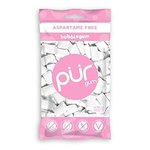 PUR Gum | Sugar Free Chewing Gum | 100% Xylitol | Vegan, Aspartame Free, Gluten Free & Keto Friendly | Natural Bubblegum…