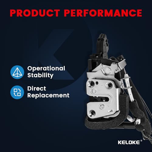 Image of KELOKE Door Lock Latch Actuator Assembly Compatible with Nissan Versa 2010 2011 2012 - Front Left Driver Side, Replaces# 80501ZN90A
