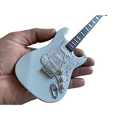 AXE HEAVEN Blue Mini Guitar Replica 1:4 Scale Model Replica Collectible – DECORATIVE MODEL - Les Beatles, Paul McCartney, John Lennon, RIngo Starr, George Harrison