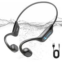 Tevese Bone Conduction Bluetooth 6.0 IPX8 32G MP3 Swimming Headphones only