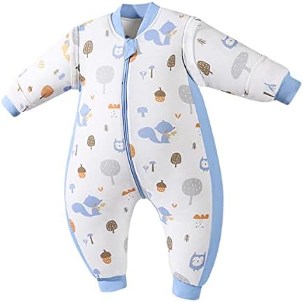 Fairy Baby Sleeping Bag 1.5 TOG Unisex Wearable Blanket Swaddle for Newborn Soft Cotton Sleeveless Sleeping Sack with Double Zipper
