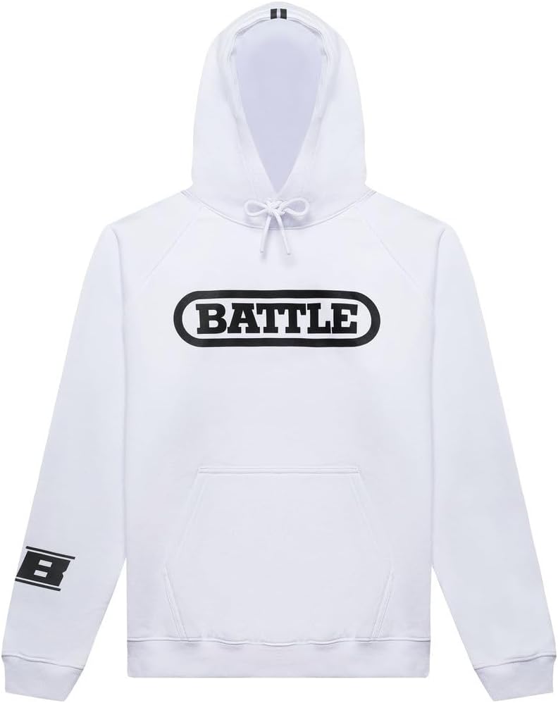 Battle Sports Classics Hoodie, Standard Fit, Fleece Material, Kangaroo Pocket, Adjustable Drawcord