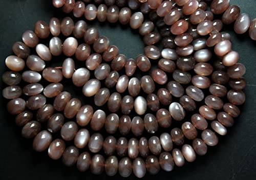 Pierre de lune chocolat pour créer vos colliers bohèmes chic en perles de 7-10mm