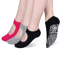 3 Pairs-black/Gray/Roes Red