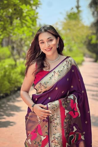 Veglari kanjivaram silk saree in soft silk – image 5