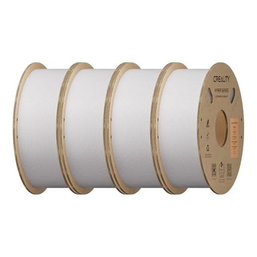 ⚡ Creality Hyper ABS Filament 1.75mm 4KG, High-Temperature Resistant, High Impact Strength, Stable Printing Performance, +/- 0.05mm Accuracy（White