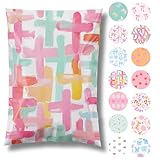 Pretty Package Store 14.5x19 Designer Poly Mailer 100 Pack Heavy Duty Waterproof Self Seal Shipping Bags for Small Business Large Mailing Envelopes Bulk Tear Resistant Packaging Pastel Crosses Faith