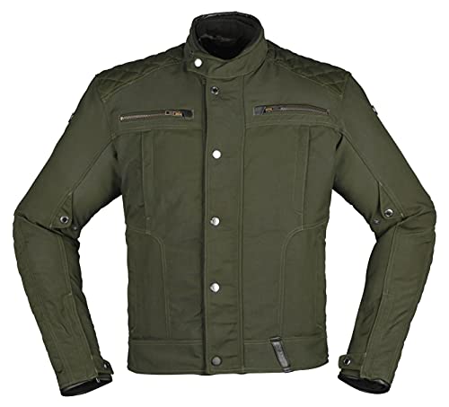 Image of Modeka Thiago Motorcycle Textile Jacket Olive M