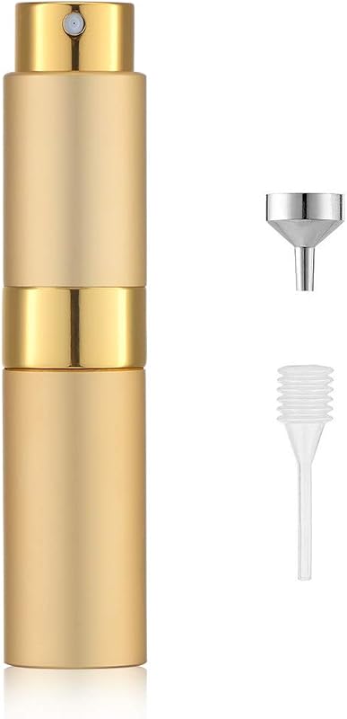 LISAPACK Frasco Recarregável para Perfume BT-Atomizer-Gold, Atomizador de 8 mL