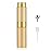 LISAPACK 8ML Atomizer Perfume Spray Bottle for Travel, Empty Refillable Cologne Dispenser, Portable Sprayer (Gold)