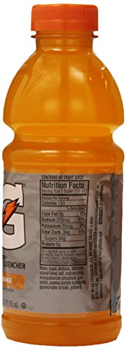 Gatorade Thirst Quencher Sports Drink, Orange, 20Oz Bottles, 8 Pack, Electrolytes For Rehydration #TOP7
