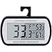 Produktbild AEVETE Kühlschrank-Thermometer, digitales Kühlschrank-Thermometer für Gefrierschrank mit magnetischer Rückseite, großes LCD, kein Schnickschnack, leicht zu lesen, (schwarz)