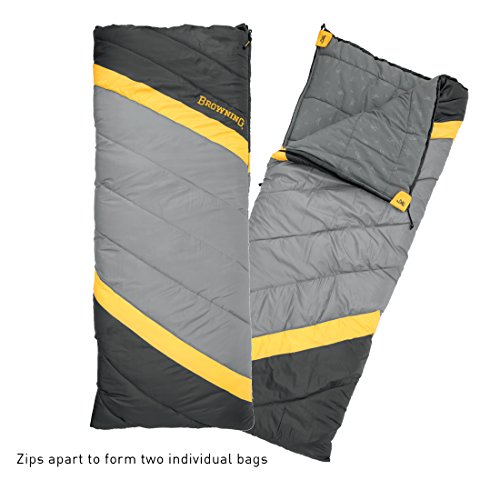Browning Camping Side-By-Side 0 Degree Double Sleeping Bag #TOP1