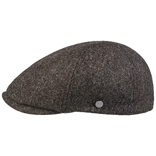 Lierys Dunlap Wool Duck Flat Cap Men Brown 7 1/2-7 5/8