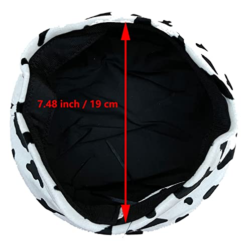 Ihauiue Animal Print Berets Hat Fashion French Hats Trendy Artist Caps For Women Lady, Cow Print White #TOP4