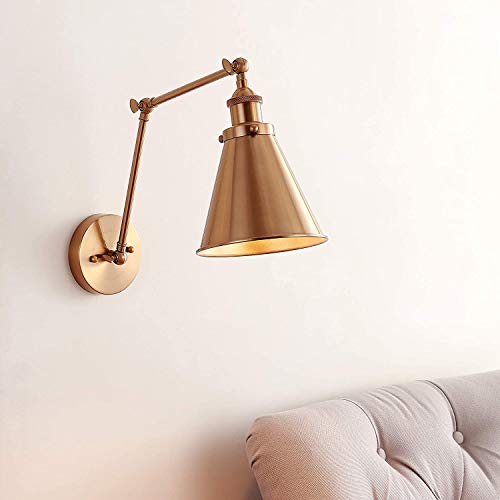 Jonathan Y JYL7461A Rover 7 Inch Farmhouse Industrial Adjustable Arm Metal Led Wall Sconce Rustic Bohemian 2700K Led 4W Bulb thumb #1