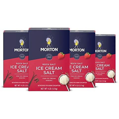 Morton Ice Cream Salt, 4 lb Tub Cover