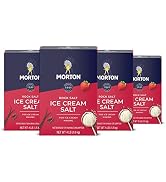 Morton Ice Cream Salt, Rock Salt, 4 Pound, Tub (Pack of 4)