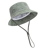 DRESHOW Bobs Bébé Filles Enfant Chapeau de Soleil Unisexe en Pliable Protection Anti-UV Solaire Plage Chapeaux de Soleil Bébé Fille UPF 50+