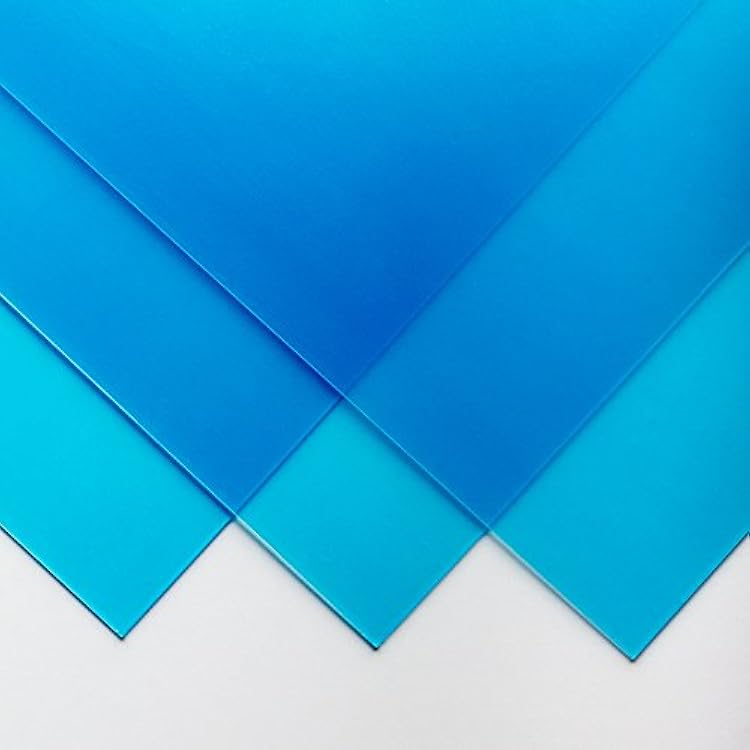 Grafix Impress Print Media Monoprint Plate 9 x 12, Pack of 3 Transparent, Lightweight, Non-Porous .030 Dura-Lar Monoprinting Surface, Economical Alternative to Metal or Glass Plates